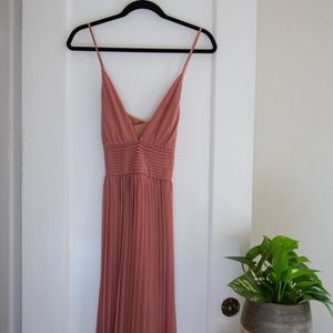 Lulus Depths of My Love Rusty Rose Maxi Dress